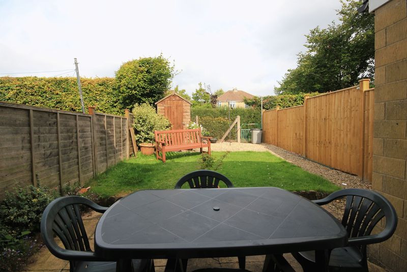 Rear garden and seating area